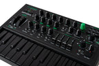 Arturia MicroBrute UFO keyboard synthesizer with compact design, knobs, and controls for versatile sound creation.