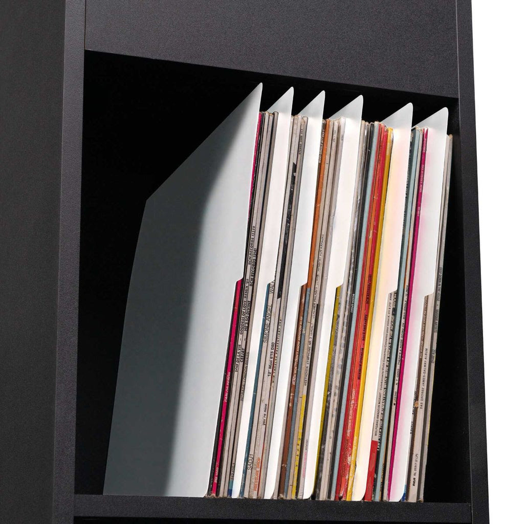 Set of six Glorious vinyl LP record sleeves, durable protective record dividers for organizing and storing vinyl albums.