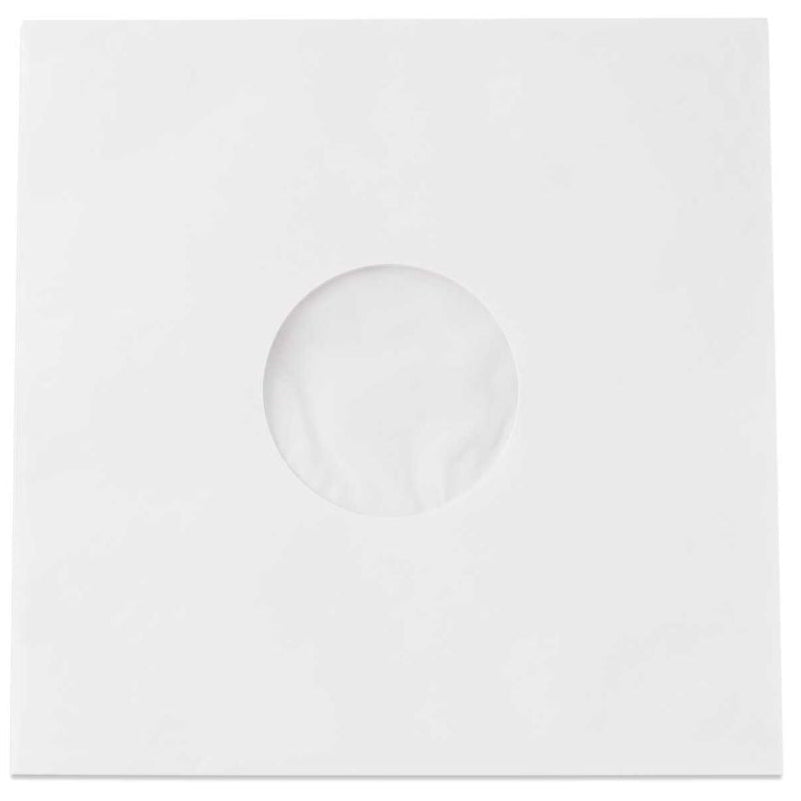 Reloop Premium 12-inch vinyl record sleeves with polylined interior, set of 50 protective inner sleeves for record storage.