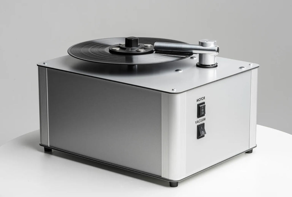 Pro-Ject VC-S3 record cleaning brush with soft bristles for vinyl record maintenance and dust removal.