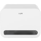 WiiM Sub Pro wireless smart subwoofer with 8-inch driver, 250W power, Wi-Fi and Bluetooth connectivity in white.