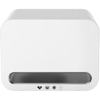 WiiM Sub Pro 8-inch wireless smart subwoofer with 250W power, Wi-Fi and Bluetooth connectivity, white color.