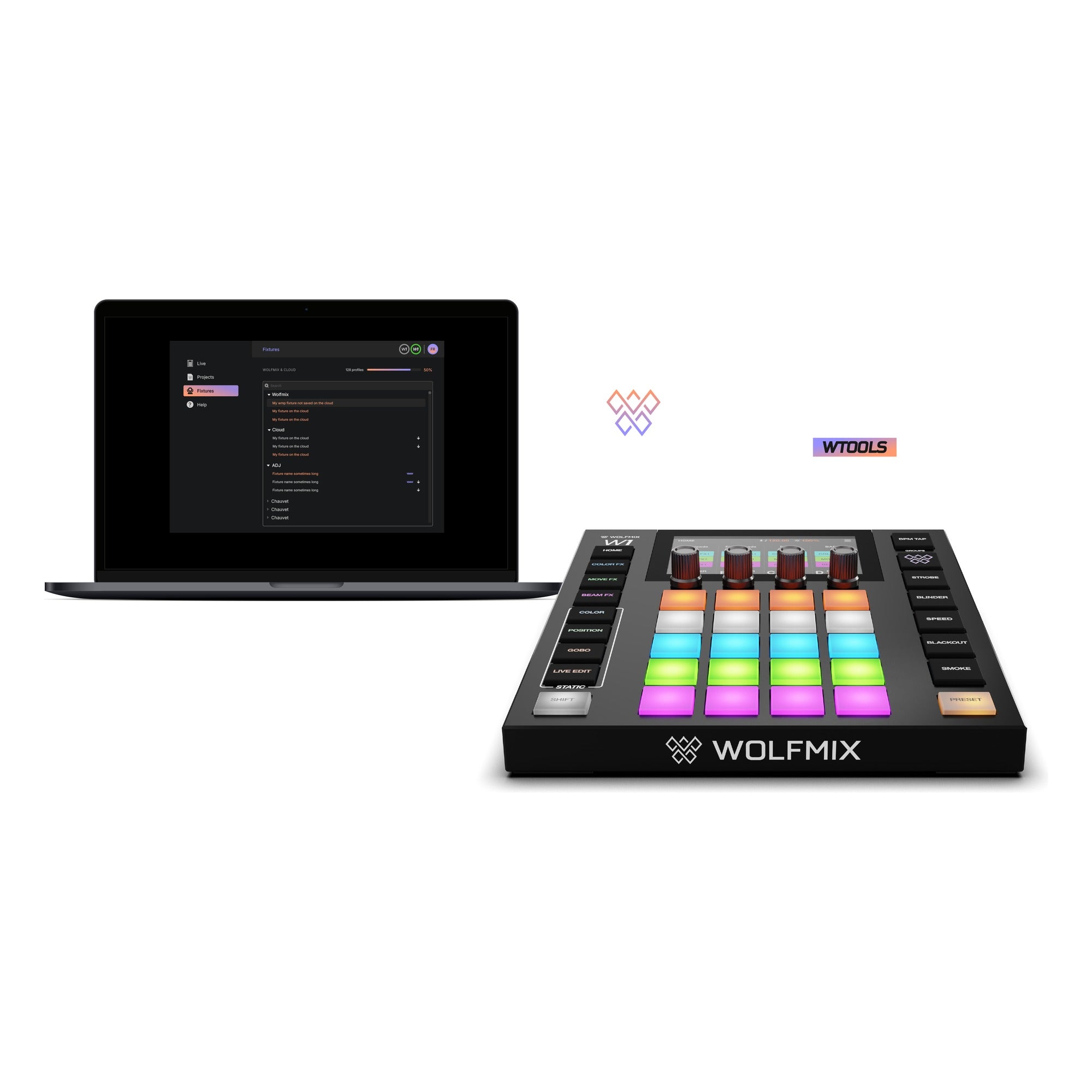 Wolfmix W1 MK3 Controler DMX standalone | Soundium