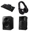 AlphaTheta XDJ-AZ Party Pro DJ bundle with mixer, controllers, and accessories for professional DJ performance.