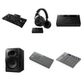AlphaTheta XDJ-AZ Ultimate DJ bundle featuring professional DJ controllers and equipment for mixing and performance.