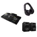 Pioneer DJ XDJ-RR Home Studio DJ bundle with mixer, turntables, and accessories for a complete DJ setup.