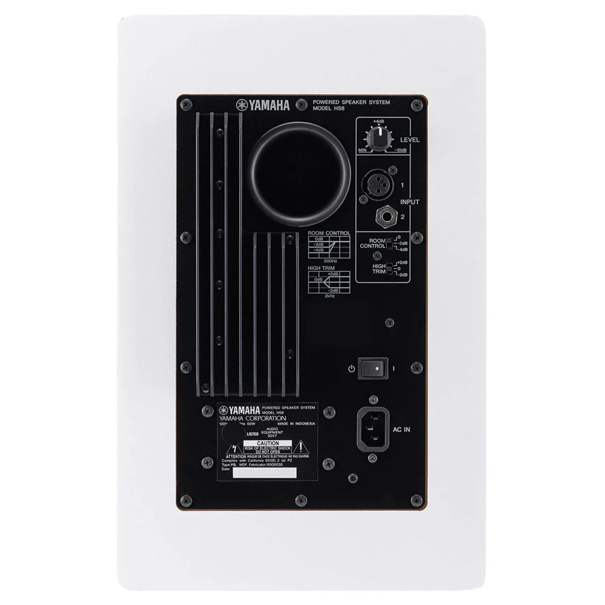Amazon.com: YAMAHA HS8 8-Inch Powered Studio Monitor (White