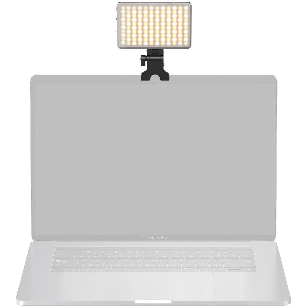 SmallRig M3 attachable bi-color LED video light with clip for mobile phones, providing adjustable lighting for videos and selfies.