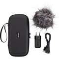 Zoom APH-6e digital recorder with built-in microphone and controls, shown in a close-up shot.