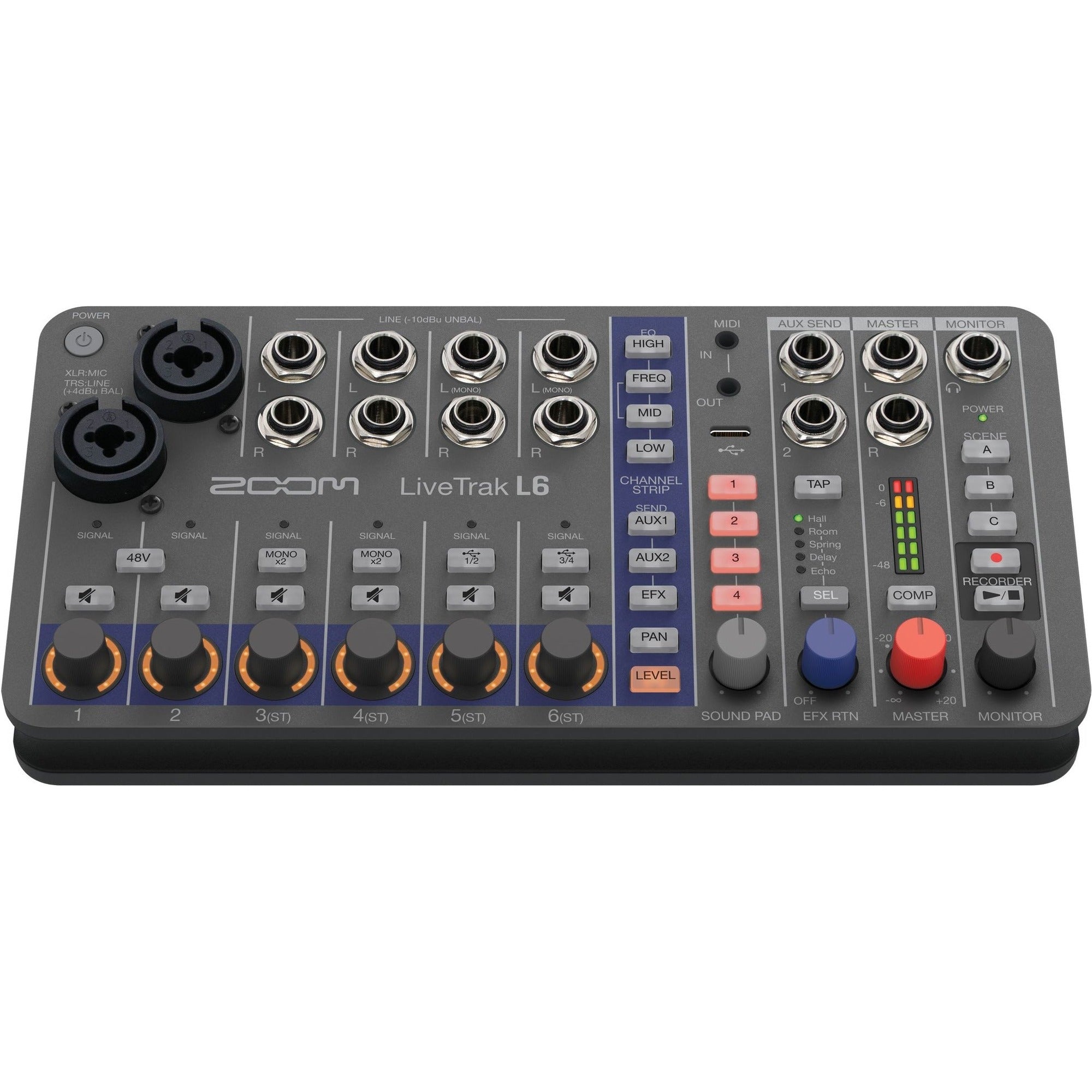 DTM・DAW ZOOM LiveTrak L6 Zoom LiveTrak L-6 | Compact Digital Mixer & 12-Track Recorder